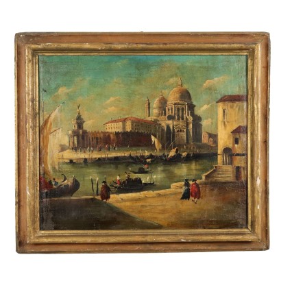 Gemälde „Blick auf Venedig“.